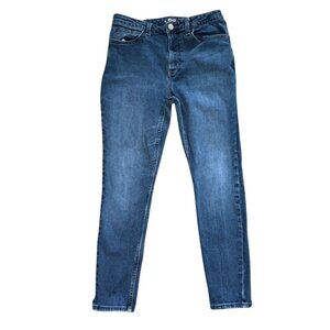 Lee Womens Skinny High Rise Denim Jeans-Blue-Size 10-GUC